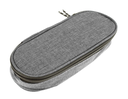 Hard case with light grey insert, ca 22x5x9cm