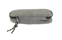 Hard case with light grey insert, ca 22x5x9cm
