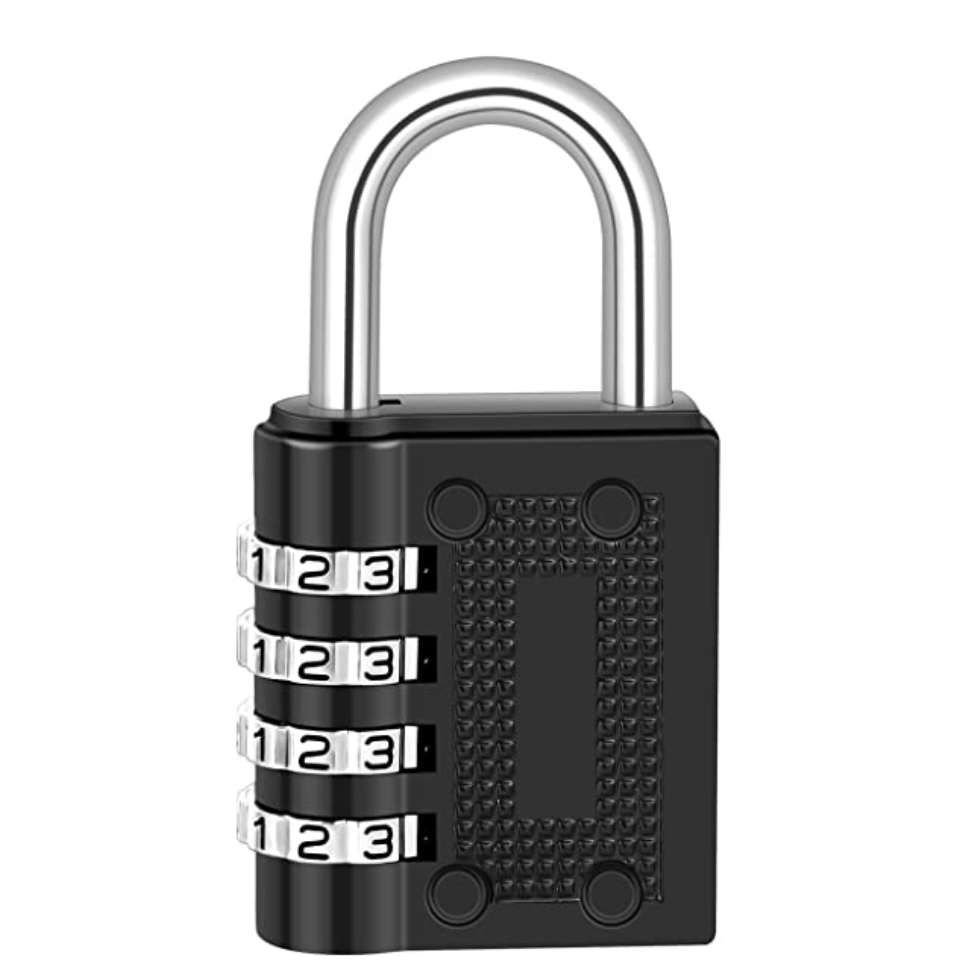 Code padlock for suitcases - not suitable for lockers