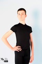 Black V-neck T-Shirt (Character-boy)
