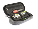 Trousse gris clair avec insert environ 22x5x9cm