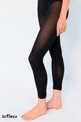 [049-TIGHTS-BL-M/L] Collants noirs (Enfant-fille)